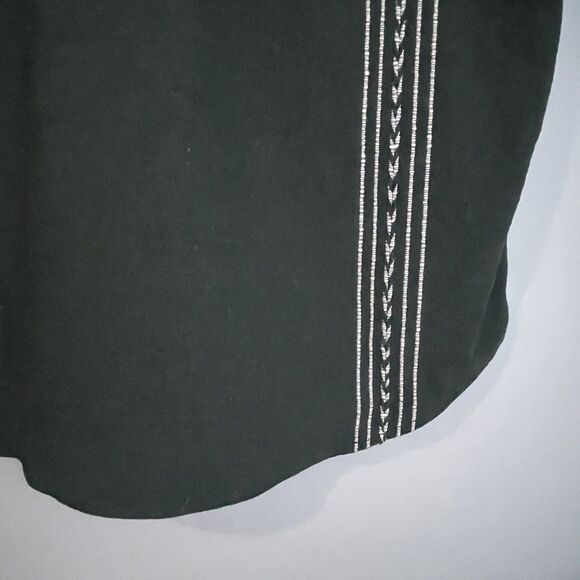 Huckberry Hand Woven Pedal Loom Graziano Gutierrez Pearl Snap Shirt Sz L Green - Picture 11 of 13